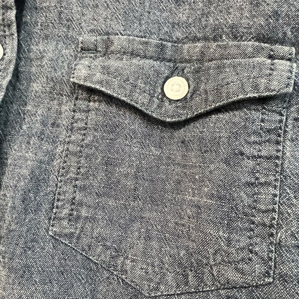 American Eagle Size Small Chambray Button Down Sh… - image 3